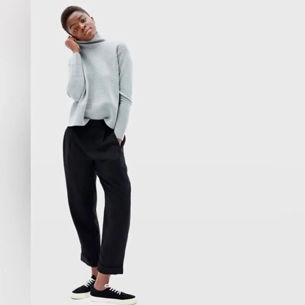 Everlane Black Put TogetherPleat Pant Size 00
